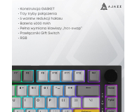 Ajazz AK820 Pro Gift Switch Black Gray Yellow RGB - 1536364 - zdjęcie 13